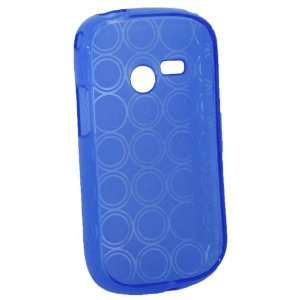  LG Saber Blue Carbon Fiber Circles Case Cell Phones 