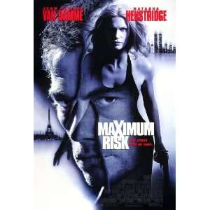  Maximum Risk Movie Poster Double Sided Original 27x40 