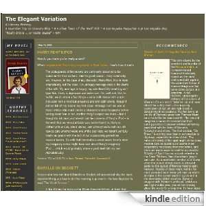  THE ELEGANT VARIATION Kindle Store Mark Sarvas