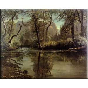 : Yosemite Valley, California 16x13 Streched Canvas Art by Bierstadt 