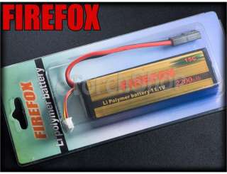 FireFox 11.1V 2200mAh 15C Li Po AEG Airsoft Battery 103mm x 34mm 