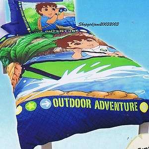   Go Dora Outdoor Adventure Double/Full Bed Quilt Doona Duvet Cover Set