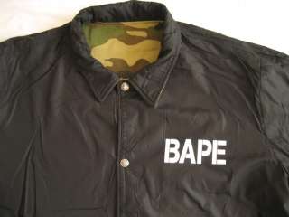 Authentic A BATHING APE Reversible camo Jucket  