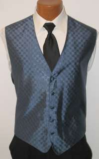   blue patterned fullback vest by mel howard the vest has a classic five