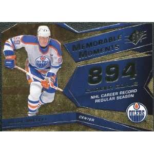  Deck SPx Memorable Moments #MMWG Wayne Gretzky Sports Collectibles