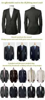 CUSTOM MADE to MEASURE Hand TAILORED Mens BESPOKE SUIT  