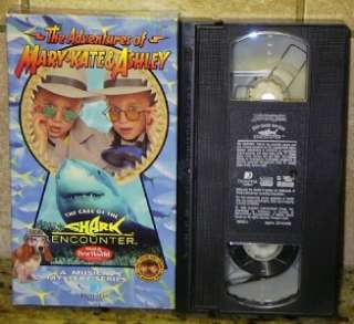 Shark Encounter MARY KATE & ASHLEY Movie VHS FREE U.S. SHIPPING 