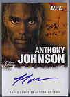 2011 TOPPS UFC ANTHONY JOHNSON AUTO  
