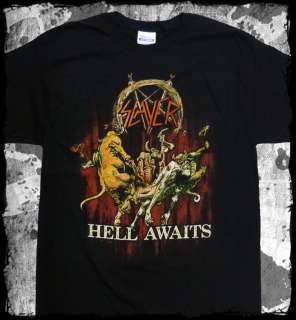 Slayer   Hell Awaits   official t shirt   FAST SHIPPING  