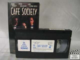 Cafe Society VHS Frank Whaley, Peter Gallagher  