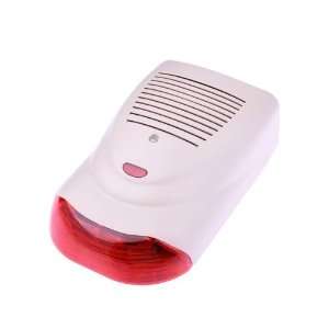  Wired Siren With Red Strobe Light For Burglar Alarm: Home 