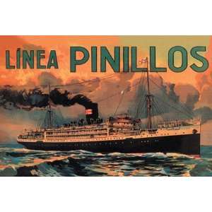  Pinillos Cruise Line by Unknown 18x12