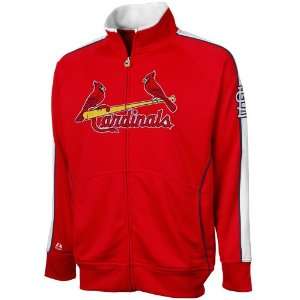   Cardinals Projector Full Zip Track Jacket   Red: Sports & Outdoors