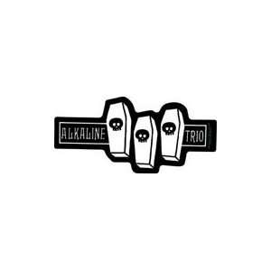  Alkaline Trio Rock Music Band Sticker   Coffin Skulls/Alkaline Trio 