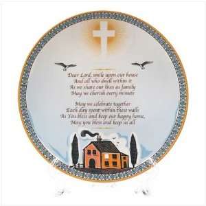   Home Prayer Plaque Plate House Warming Decor Gift