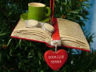 New Midwest Book Club Member Gift Glasses Coffee Cup Christmas Tree 