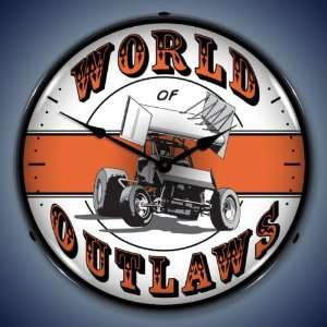  World of Outlaws Racing Wall Clock 