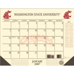 Washington State Cougars 22x17 Desk Calendar 2007 Sports 