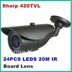  surveillance camera equipment 1/4 ccd 420tvl 24pcs 