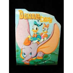    Dumbo Donald Duck Daisy Disney 1970s Coloring book 