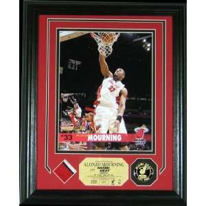  Alonzo Mourning Game Used Shorts Photomint Sports 