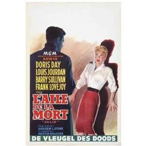 Julie Poster Belgian 14x22 Doris Day Louis Jourdan Barry Sullivan 