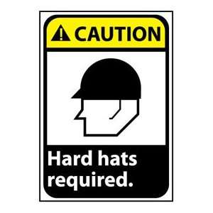 Caution Sign 14x10 Aluminum   Hard Hat Required:  