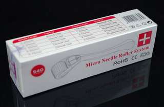   New 540 Titanium Micro Meso Skin Roller Acne Scars Derma Stretch Mark