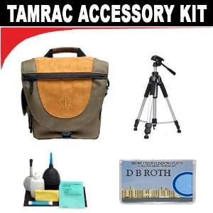   Camera Bag (Khaki) + Deluxe DB ROTH Accessory Kit: Camera & Photo