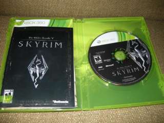 The Elder Scrolls V Skryrim Xbox 360 Game Complete 93155117631  