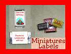 hot rod car racing mini miniature candy bar wrappers personalized