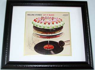 Rolling Stones Charlie Watts Autographed Let it Bleed Album PSA UACC 