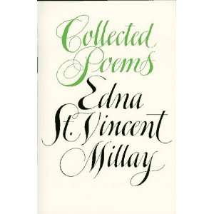  Collected Poems Edna St. Vincent Millay Undefined Books