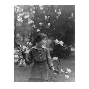 Edna St. Vincent Millay American Poet. 1914 Portrait by Arnold Genthe 