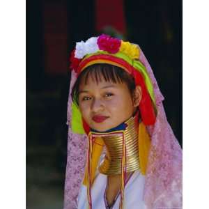  Portrait of a Long Necked Padaung Tribe Woman, Mae Hong 