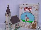 new england church midwest of cannon falls lighted bldg one