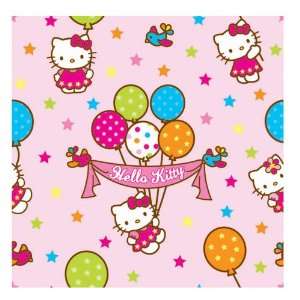  Lets Party By Amscan Hello Kitty Balloon Dreams Gift Wrap 