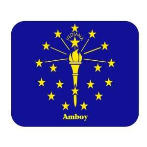  US State Flag   Amboy, Indiana (IN) Mouse Pad: Everything 