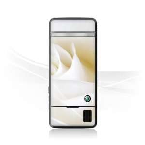  Design Skins for Sony Ericsson C902   White Rose Design 