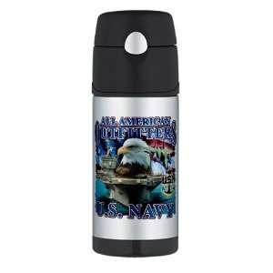   Travel Water Bottle All American Outfitters US Navy Bald Eagle US Flag