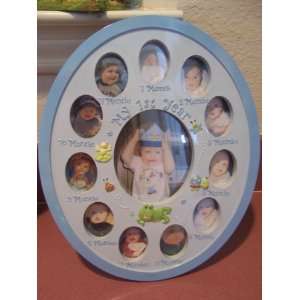  Baby Boys MY FIRST YEAR 12 Month Photo Frame Everything 