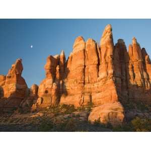  Moon Setting over Rock Pinnacles at Chesler Park, The 