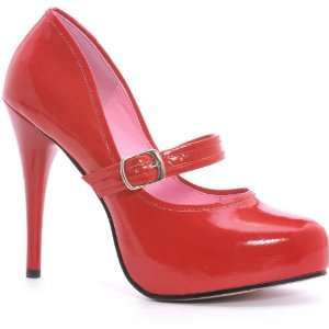  Lets Party By Ellie Shoes Lady Jane (Red) Adult Shoes 