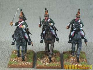 28mm Napoleonic WDS painted French Dragoons 1812 1815 a86  