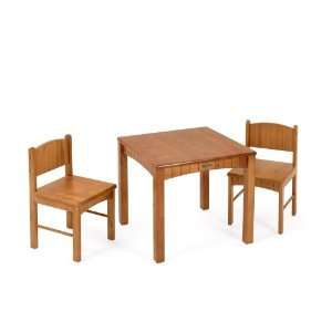  Todays Tot Norfolk Elite Table and 2 Chairs   Oak Toys 