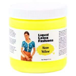  Ammonia Free Liquid Latex Body Paint   32oz Neon Yellow 