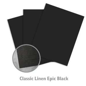  CLASSIC Linen Digital Epic Black Paper   250/Package 