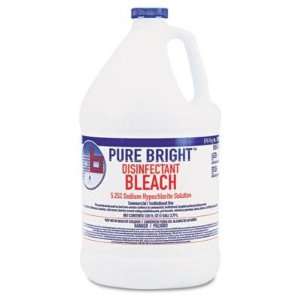  Boardwalk Pure Bright Liquid Bleach, 1 Gallon Bottle, 4 