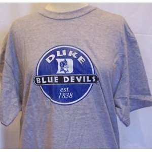  NCAA Duke Blue Devils Tee Shirt Vintage Style Sports 
