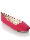   Women Casual Fashion Slip On Linen Ballet Flat Dress Shoe sz Red afar